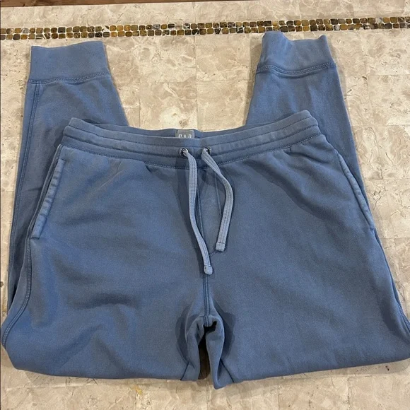 GAP Slate Blue Women’s Sweatpants / Joggers Elastic Drawstring Waist Size M - Picture 3 of 7